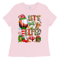 Bubblegum Pink let's get elfed up Ladies Tee - Zillion Design Studio