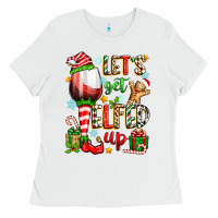 White let's get elfed up Ladies Tee - Zillion Design Studio