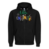 Black future engineer Zipper Hoodie - NancyCooperArtShop