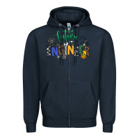 Navy future engineer Zipper Hoodie - NancyCooperArtShop