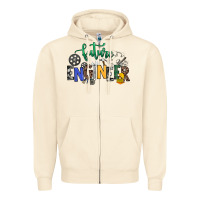 Sandshell future engineer Zipper Hoodie - NancyCooperArtShop