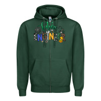 Sports Green future engineer Zipper Hoodie - NancyCooperArtShop