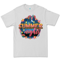 Dove Grey summer nights Premium Tee - texasbilliewilder