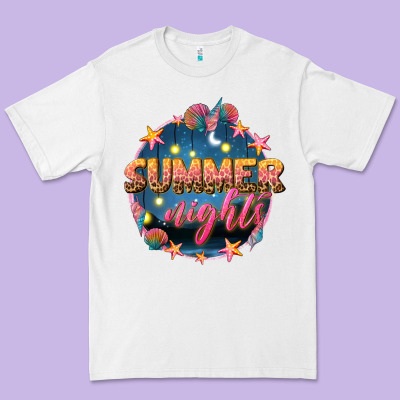 Summer Nights Premium Tee Designed By Texasbilliewilder