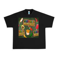 Black hispanic heritage seamless pattern Urban Heavy Tee - BundleAndBundleShop