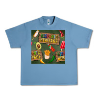 Pebble Blue hispanic heritage seamless pattern Urban Heavy Tee - BundleAndBundleShop
