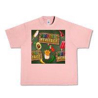 Salmon hispanic heritage seamless pattern Urban Heavy Tee - BundleAndBundleShop