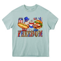 Arona tastes like freedom with leopard Heavy Core Tee - texasbilliewilder