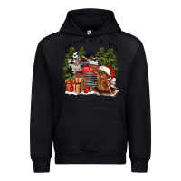 Black dear santa just send cows Urban Hoodie - CowGirlArtShop