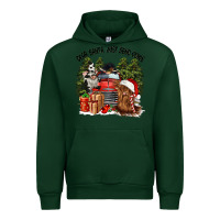 Forest Green dear santa just send cows Urban Hoodie - CowGirlArtShop