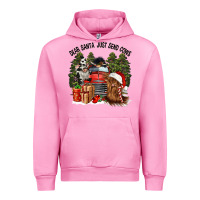 Fuchsia Pink dear santa just send cows Urban Hoodie - CowGirlArtShop