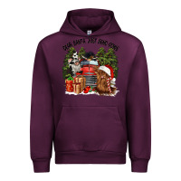 Mauve Wine dear santa just send cows Urban Hoodie - CowGirlArtShop