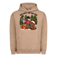 Pigment Burro dear santa just send cows Urban Hoodie - CowGirlArtShop