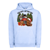Pigment Grape Ice dear santa just send cows Urban Hoodie - CowGirlArtShop