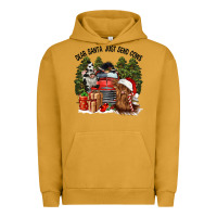 Pigment Peanut Butter dear santa just send cows Urban Hoodie - CowGirlArtShop