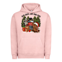 Pigment Salmon dear santa just send cows Urban Hoodie - CowGirlArtShop