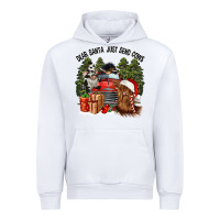 White dear santa just send cows Urban Hoodie - CowGirlArtShop