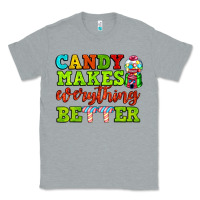 Heather Grey candy makes everything better Classic Tee - AdoDesignShop