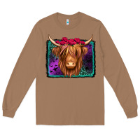 Toasted Coconut halloween highland cow Long Sleeve Tee - Jasminsmagicworld