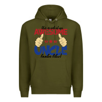 Army Green Awesome uncle Premium Hoodie - Bettercallsaul