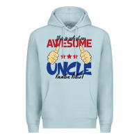 Blue Mist Awesome uncle Premium Hoodie - Bettercallsaul