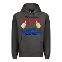 Charcoal Heather Awesome uncle Premium Hoodie - Bettercallsaul