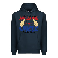 Navy Awesome uncle Premium Hoodie - Bettercallsaul