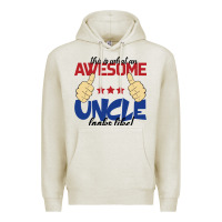 Oatmeal Heather Awesome uncle Premium Hoodie - Bettercallsaul