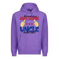 Purple Awesome uncle Premium Hoodie - Bettercallsaul