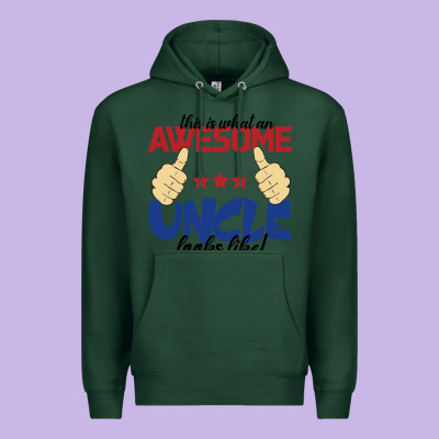 Awesome Uncle Premium Hoodie Designed By Bettercallsaul
