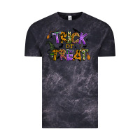 Cloud Black trick or treat Vintage Tee - BundleAndBundleShop