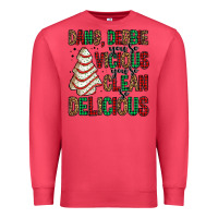 Cardinal dang debbie christmas tree cake Premium Sweatshirt - Jasminsmagicworld