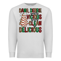 Dove Grey dang debbie christmas tree cake Premium Sweatshirt - Jasminsmagicworld