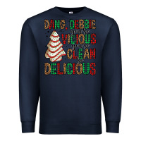 Navy dang debbie christmas tree cake Premium Sweatshirt - Jasminsmagicworld