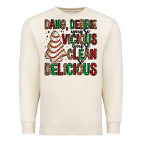 Sandshell dang debbie christmas tree cake Premium Sweatshirt - Jasminsmagicworld