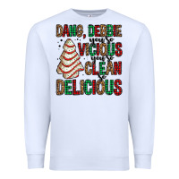 White dang debbie christmas tree cake Premium Sweatshirt - Jasminsmagicworld