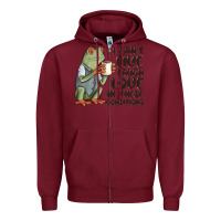 Burgundy i cant live laugh love in these conditions Zipper Hoodie - MaliasSmallBusiness