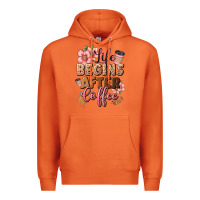 Carrot life begins after coffee Premium Hoodie - JahusDesignShop