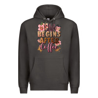 Smoke life begins after coffee Premium Hoodie - JahusDesignShop
