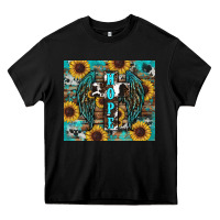 Black western hope sunflower's Heavy Core Tee - RanaPortraitStore