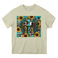 Mossy western hope sunflower's Heavy Core Tee - RanaPortraitStore