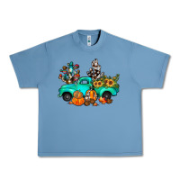 Pebble Blue cactus pumpkin truck fall Urban Heavy Tee - JahusDesignShop