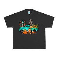 Pigment Black cactus pumpkin truck fall Urban Heavy Tee - JahusDesignShop
