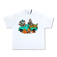 White cactus pumpkin truck fall Urban Heavy Tee - JahusDesignShop