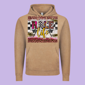 Race Life Vintage Hoodie Designed By Jahusdesignshop