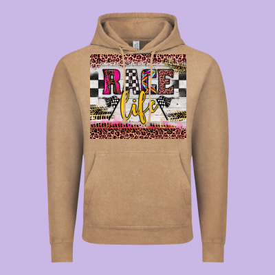 Race Life Vintage Hoodie Designed By Jahusdesignshop