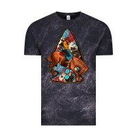 Cloud Black arrowhead rodeo Vintage Tee - JahusDesignShop