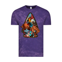 Cloud Purple arrowhead rodeo Vintage Tee - JahusDesignShop