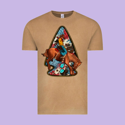 Arrowhead Rodeo Vintage Tee Designed By Jahusdesignshop