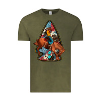 Vintage Olive arrowhead rodeo Vintage Tee - JahusDesignShop